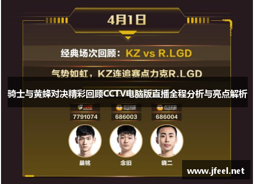 骑士与黄蜂对决精彩回顾CCTV电脑版直播全程分析与亮点解析
